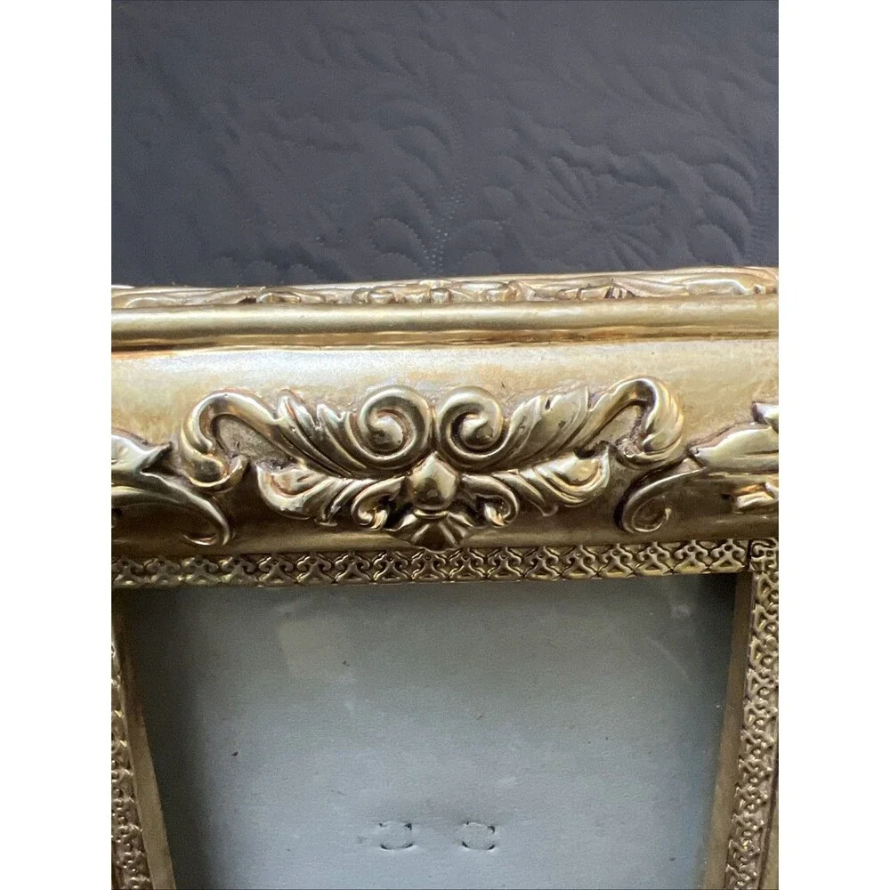 Baroque 3D Ornate Gold 4 x 6” Picture Frame, Artistic, Photography,Fancy, Glam